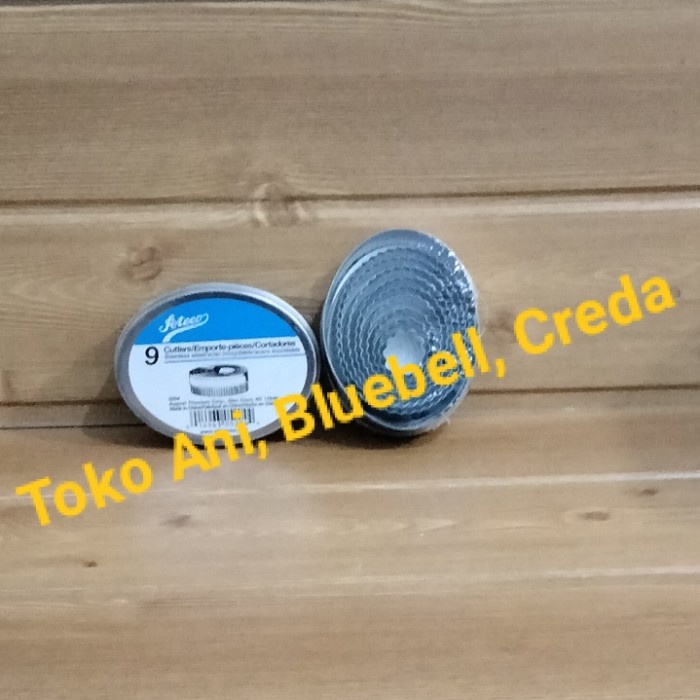 

[Baru] Ateco Fluted Oval Cutter Set 9 Limited