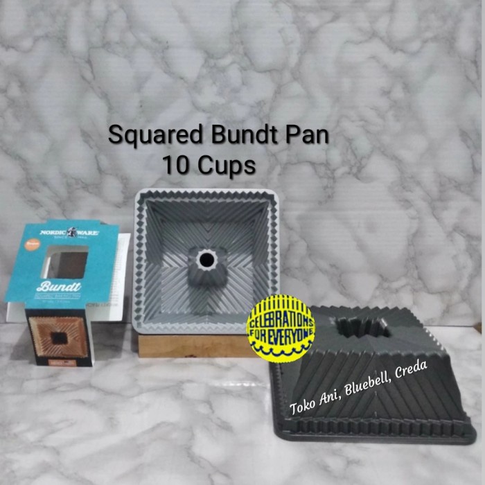 

[Baru] Nordic Squared Bundt Pan Berkualitas