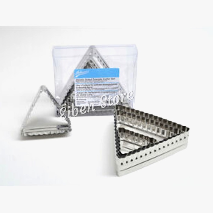 

[Baru] Ateco Double Sided Triangle Cutter Set-6/Cookie Cutter Ateco Terbatas