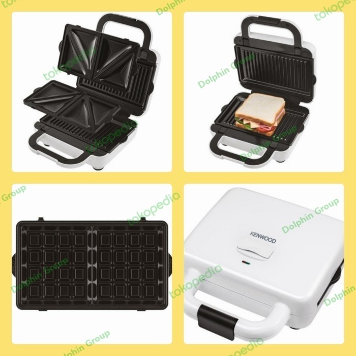 [Baru] Mesin Waffle Kenwood Waffle Maker Kenwood Sandwich Maker Smp84 Croffle Diskon