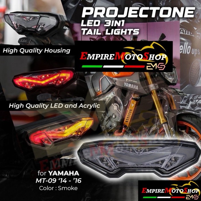 ✨Sale Project One Lampu Stop Mt09 Mt 09 Stoplamp Led 3 In 1 Limited