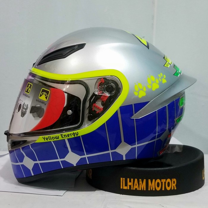 ✨Termurah Helm Agv K-1 Top Rossi Mugello 2015/Helm Full Face Agv Terbaru