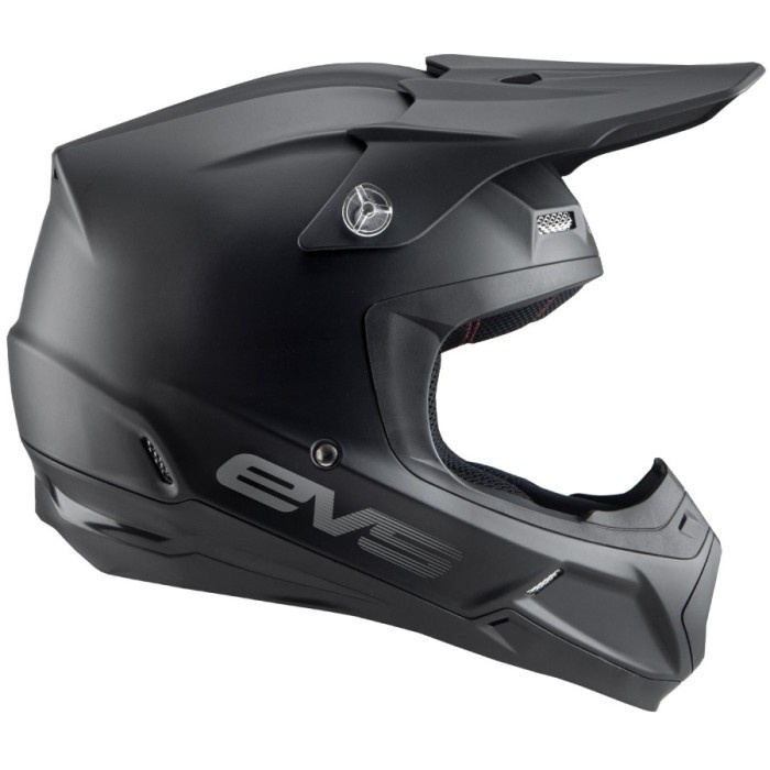 ✨Termurah Helm Cross Evs T5 Helmet Solid – Matte Black Size L Limited