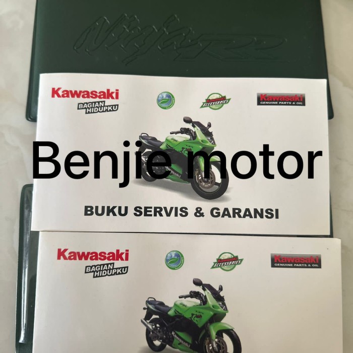 ✨Sale Buku Pedoman Buku Service Dan Garansi Kawasaki Ninja Rr Old Se Origina Terbatas