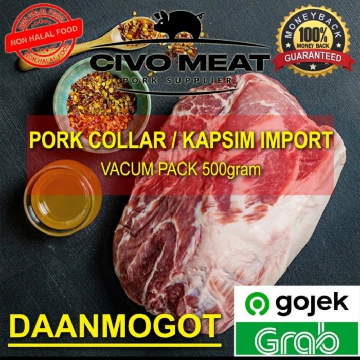 

Kapsim Kembang Import / Kapsim Atas / Pork Collar 1kg