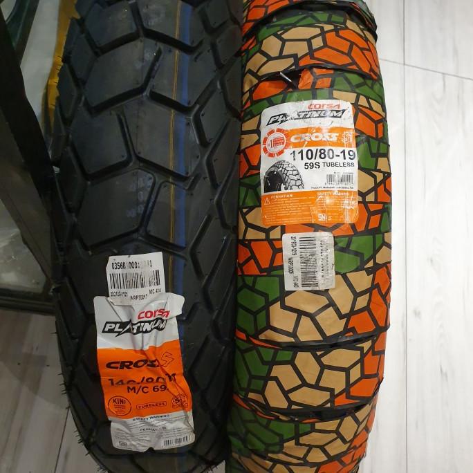 Silahkan Order] Ban Versys 250 Corsa 110 80 19 dan 130 80 17 Cross S Adventure