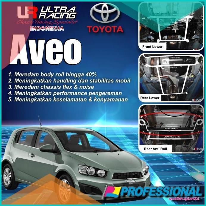 PAKET Aksesoris / Stabiliser ULTRA RACING Chevrolet Aveo '12 16novz3 t