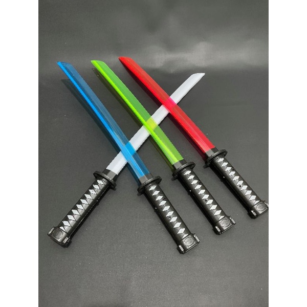 mainan pedang ninja /031/ mainan pedang LED panjang 68 cm /mainan pedang lucu