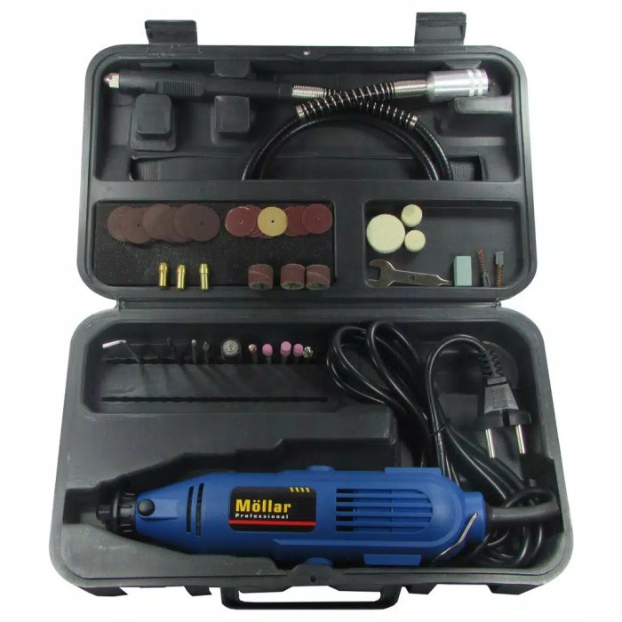 Mini Die Grinder Set / Bor Tuner / Mesin Bor Gerinda Mini Tuner MOLLAR
