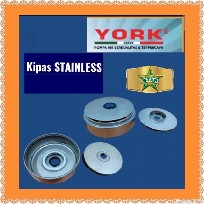 For Sale Kipas Pompa Air Satelit York 3Hp 4Syk 8-15T Submersible 4 Syk 8-15Ss Hemat