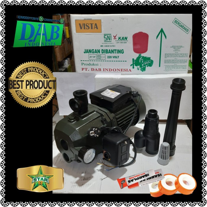 Asli Mesin Pompa Air Jetpump Dp 255 30M 250Watt Jet Pump Mdl Dab King Diskon