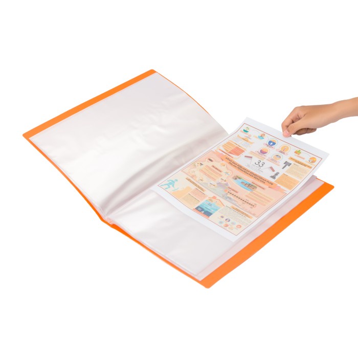 

Promo Bantex Display Book 60 Pockets Folio Mango #3187 64