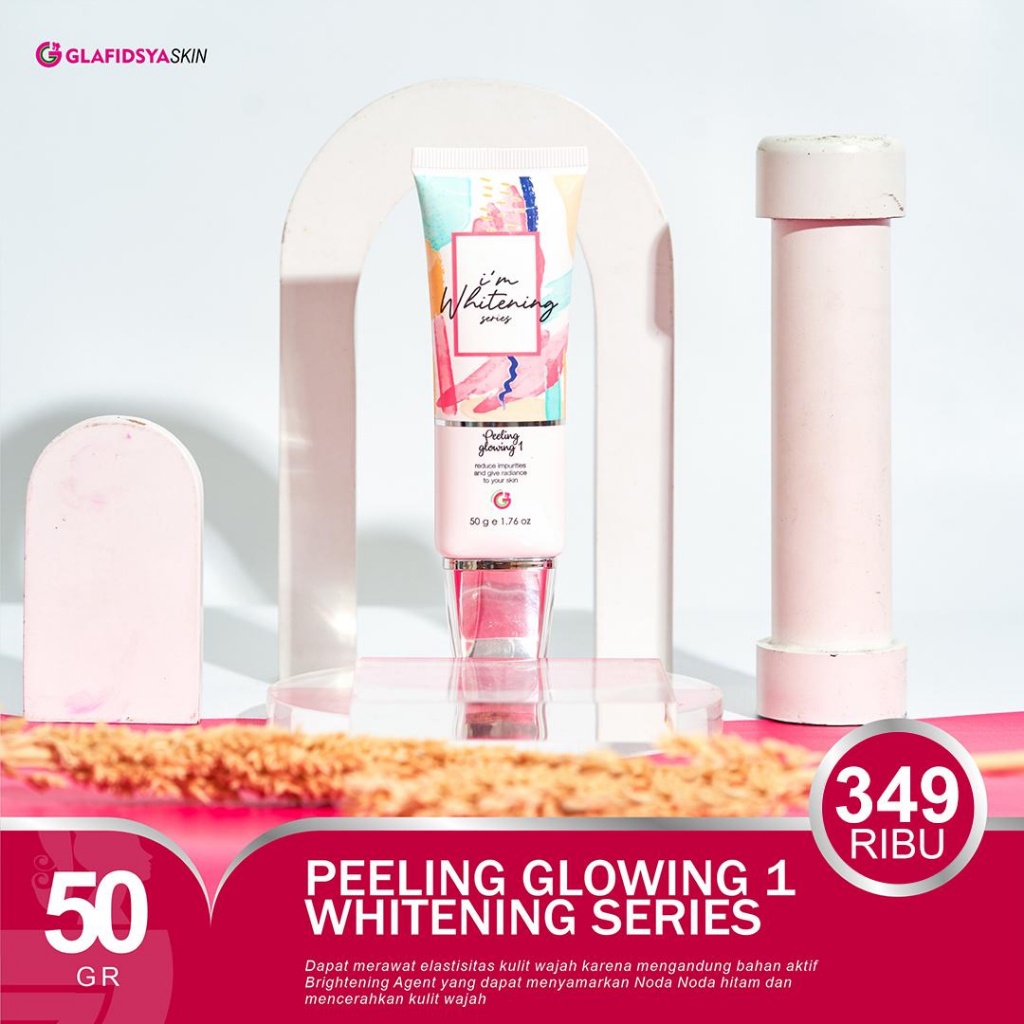 Glafidsya - Peeling Glowing 1 Whitening Peeling Wajah Skincare Glafidsyaskin