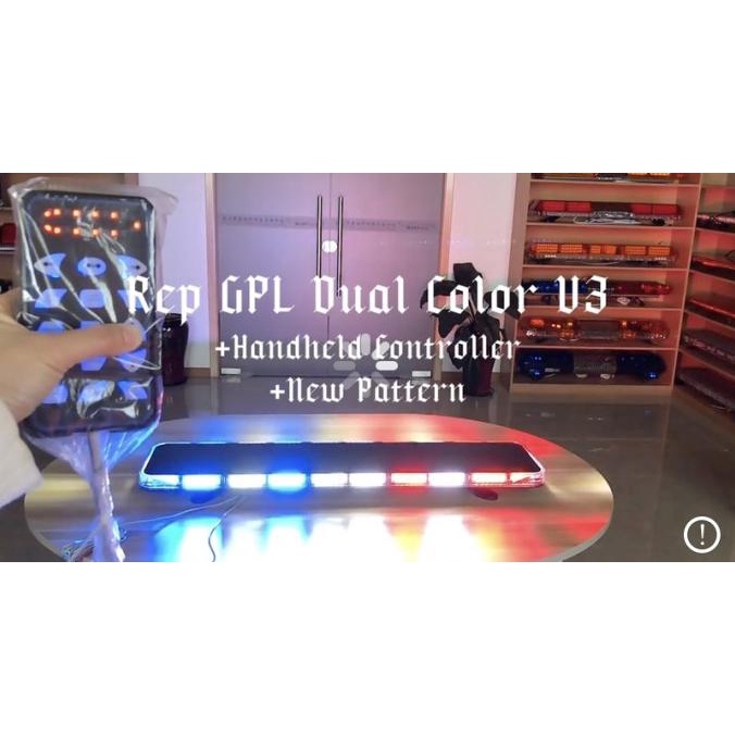 LIGHTBAR ROTATOR REP GPL FENIEX PATTERN DUAL COLOR