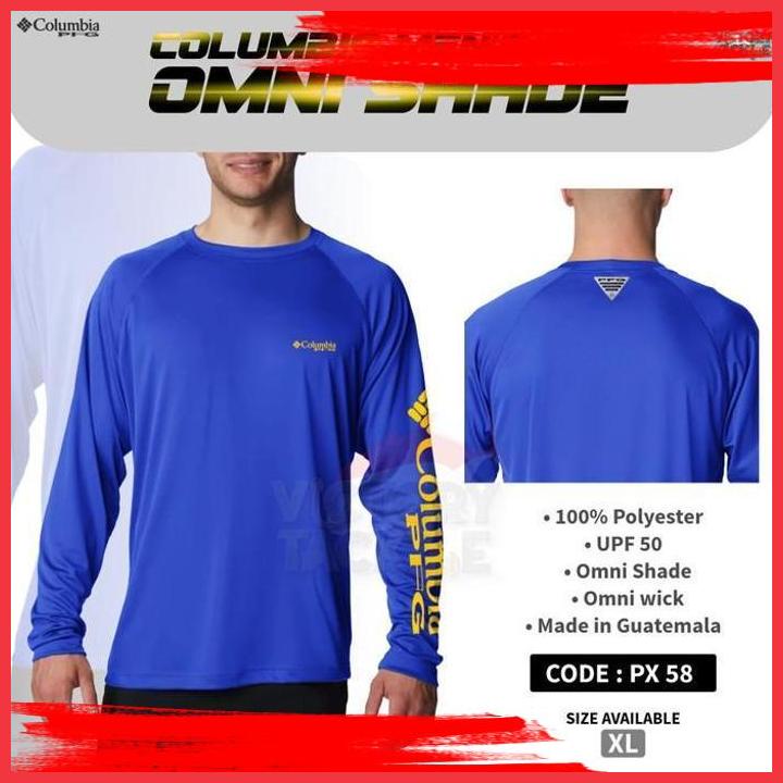 

(vto) baju pancing columbia mens pfg terminal tackle ls shirt px58
