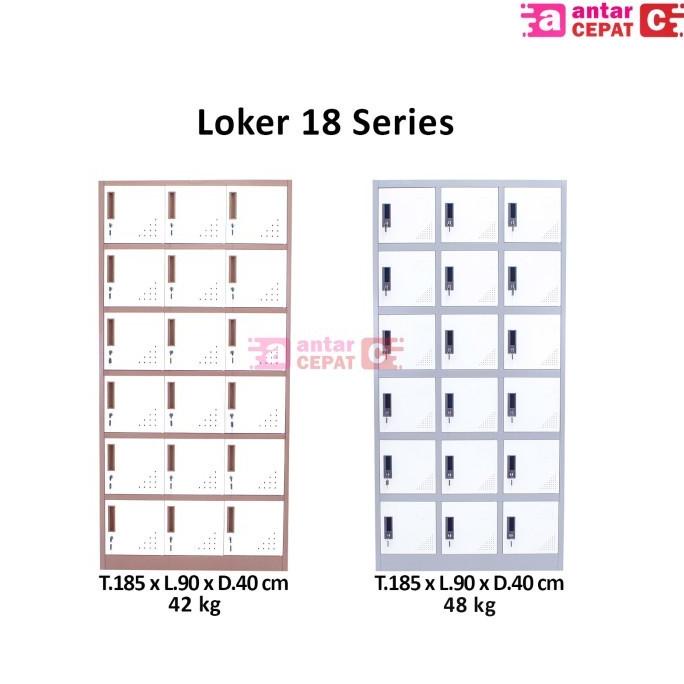 

Locker besi 18 pintu lemari loker besi 18 pintu MS-318