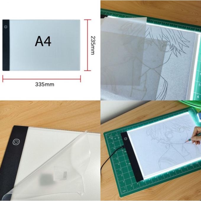 

Tracing Board LED A4 A3 Papan Jiplak Light Pad Gambar Drawing