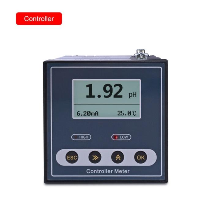 Rcyago Industrial Ph Controller Orp Meter Monitor Digital 0.02Ph 1Mv