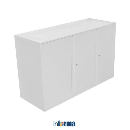 

INFORMA CARTER CREDENZA KABINET KANTOR METAL 3 PINTU - PUTIH