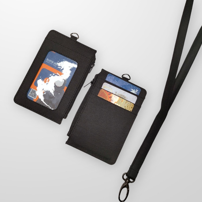 

GANTUNGAN ID CARD HOLDER TALI LANYARD ZIPPER DOMPET KARTU