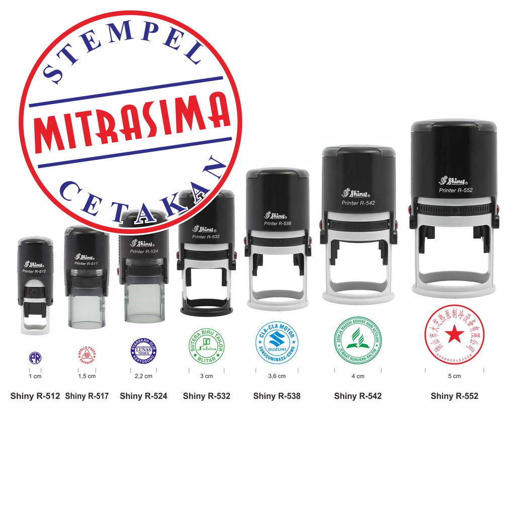 

Stempel Shiny Custom Bentuk Bulat
