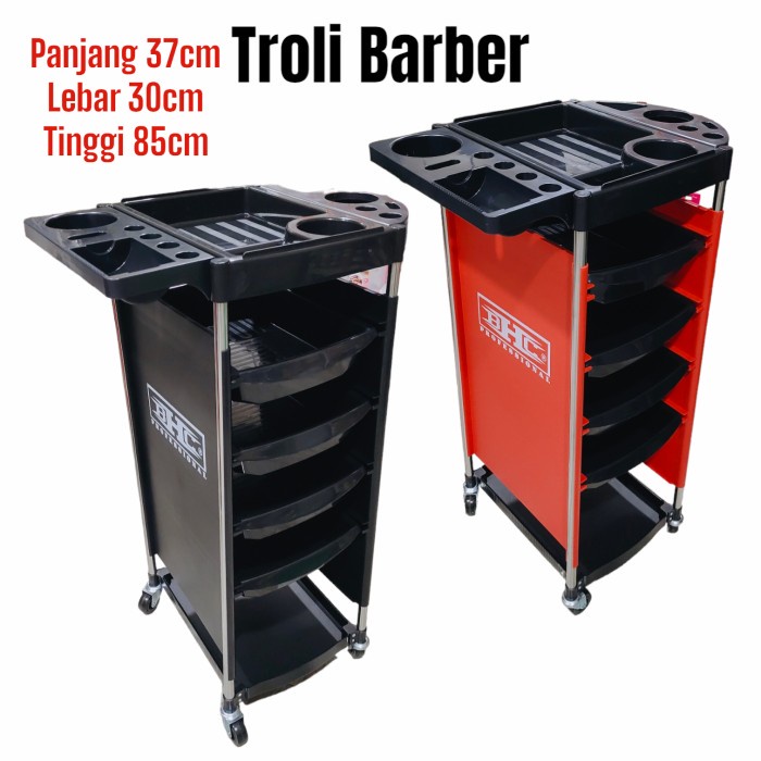 Terbaru Bhc Troli Barbershop Rak Salon Pangkas Rambut Dll B Promo Terlaris