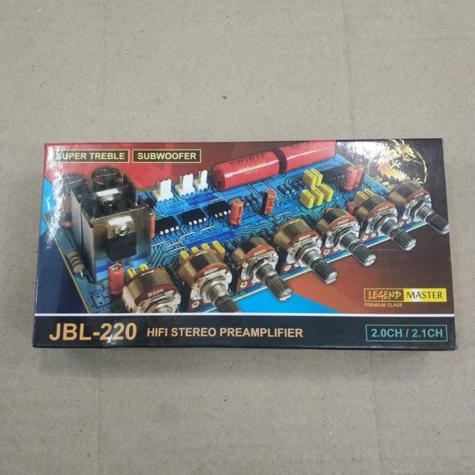 Kit HIFI Stereo Tone Control Super Treble+subwoofer JBL-220