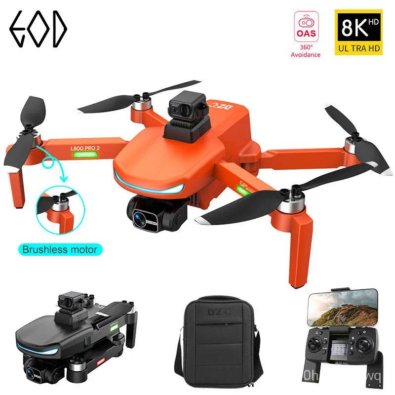 Drone L800 PRO2 GPS Kamera Profesional, Pesawat Tanpa Awak Baru Tahun 2023 5G WIFI 4K 8K HD Kamera P