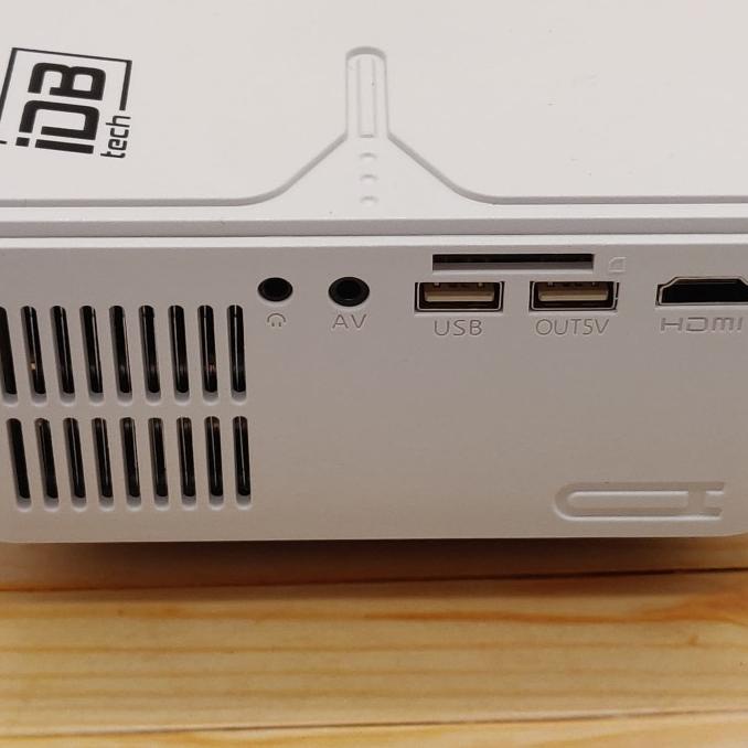 Idbtech T15 Mini Projector Wxga 960X640 1800 Lumens 3D Hd 1080P