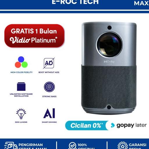 Eroc Android Smart Home Proyektor - Dolby - Fhd - 415 Ansi - Model Max