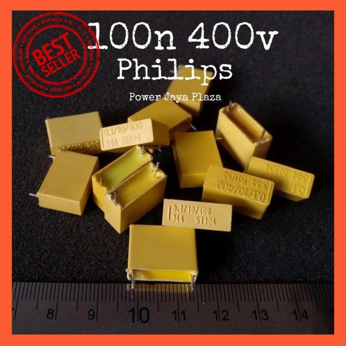 | PWP | KAPASITOR 0,1UF 100N 400V ORIGINAL PHILIPS