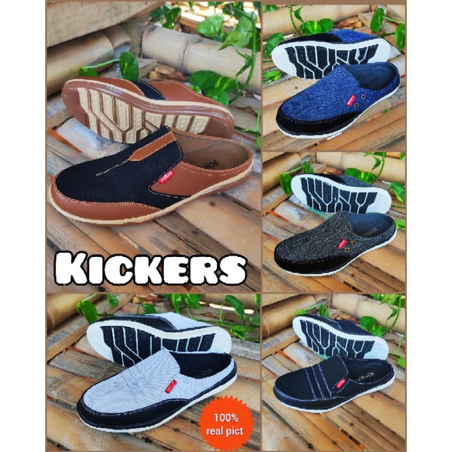 Kickers Pria / Sepatu Pria / Slop Pria / Sepatu Sneakers Cowok / Sepatu Sendal / Sepatu Sandal