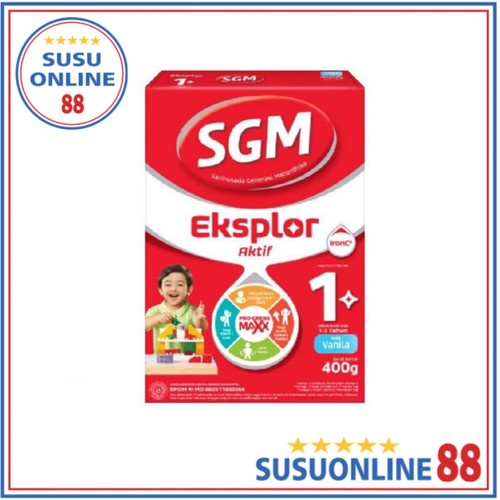SGM 1+ VANILA 400 GRAM VANILLA SUSU