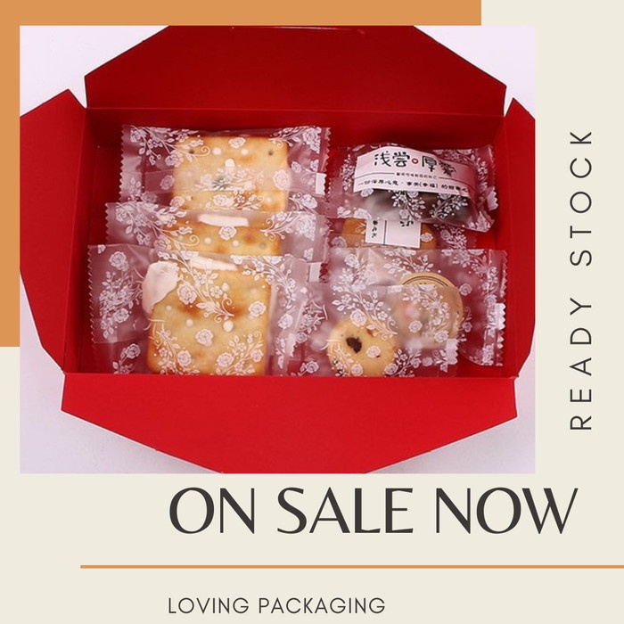 Kotak Merah Polos Kemasan Dus Untuk Hadiah Imlek Cake Box