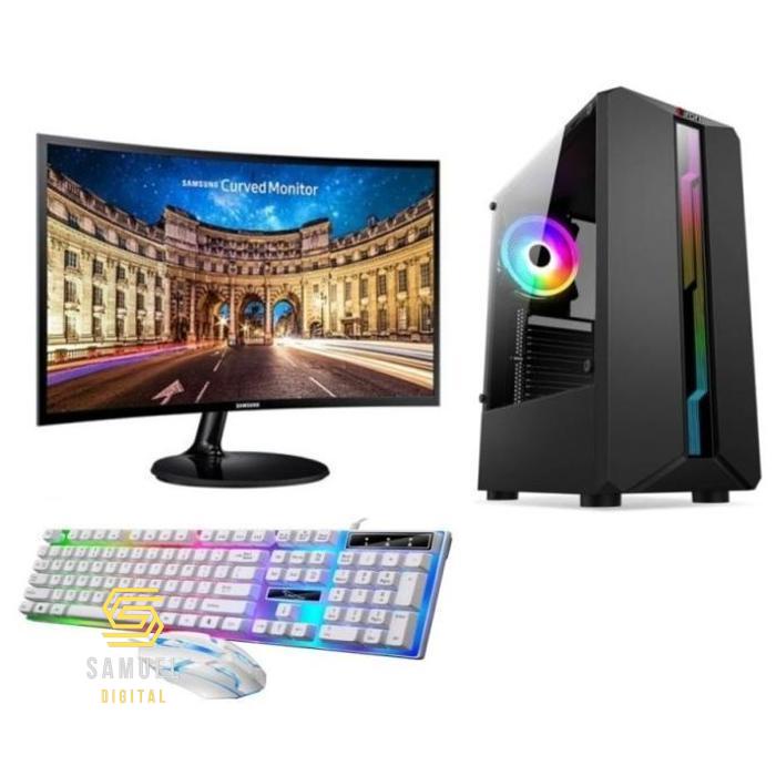 PC Gaming Ryzen 5 5600G Fullset I Ryzen5 5600G |16gb | LED 24 Inch IPS - SAMUEL DIGITAL 90