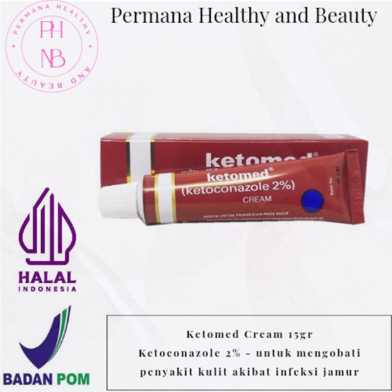 Ketomed Cream 15gr - Ketomed Cream - Salep Ketomed - Salep anti jamur untuk mengatasi infeksi jamur