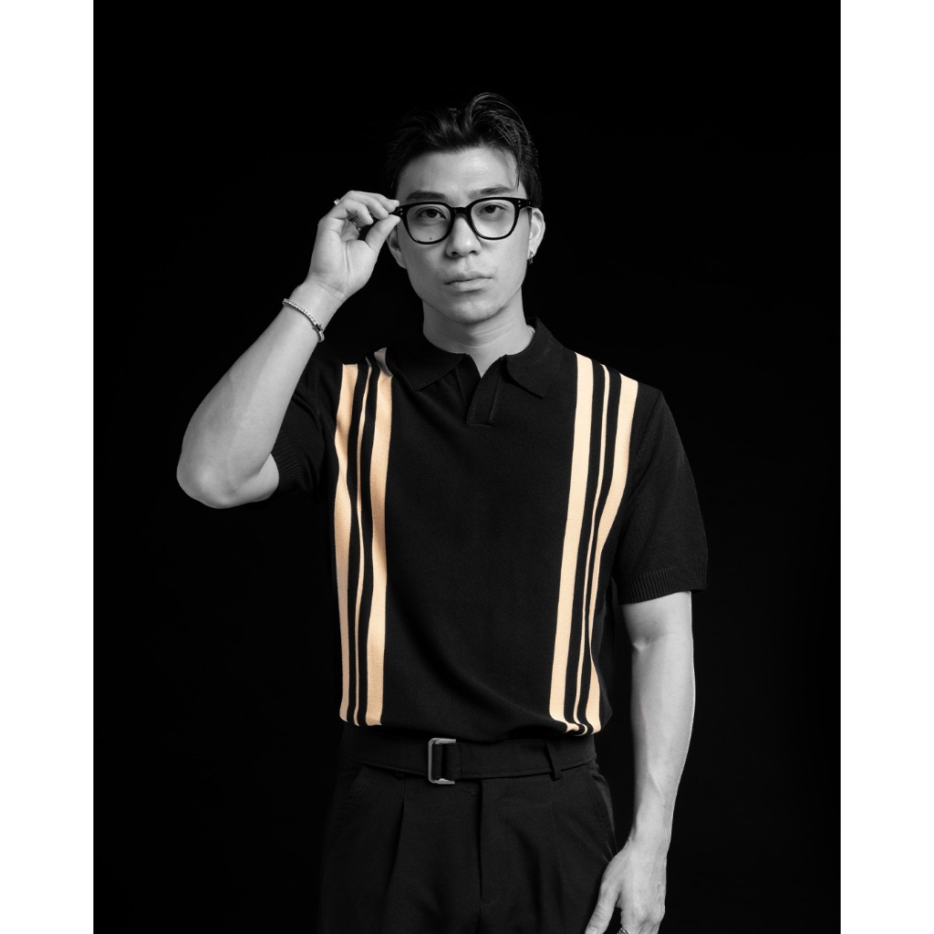 [EXCLUSIVE] BEST QUALITY BALVEIN - Stripe Knit Polo