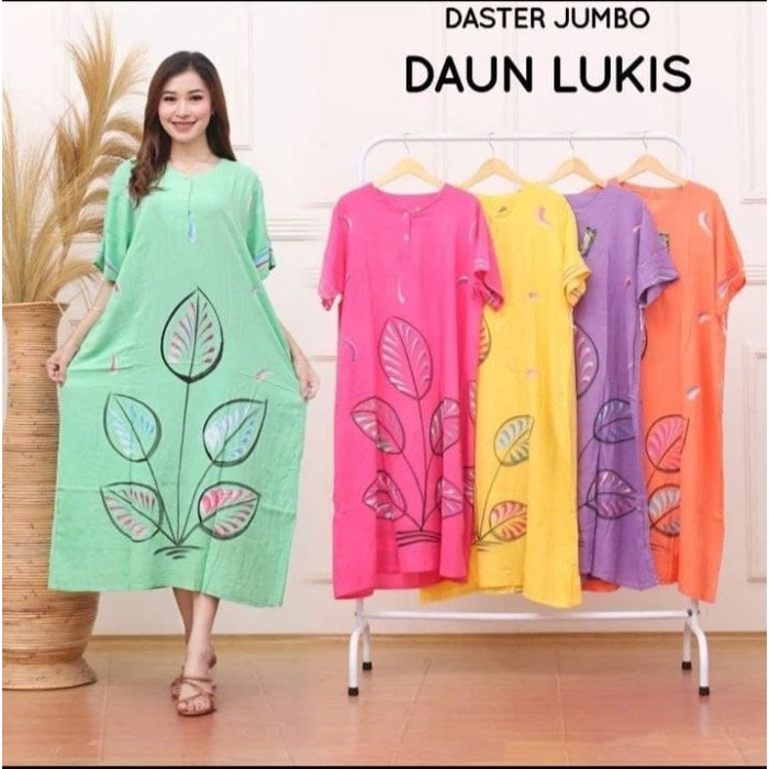 FU156 Daster busui jumbo rayon murah baju ibu hamil s batik kekinian XXL OBRAL