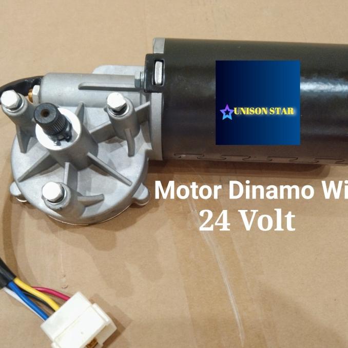 Motor Dinamo Wiper 24 Volt - Blade 80 Cm