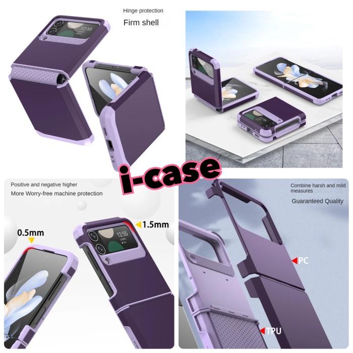 Z Flip 4 Case Samsung Z Flip 3 Tough Armor Hinge Tpu Z Flip3 Z Flip4 5