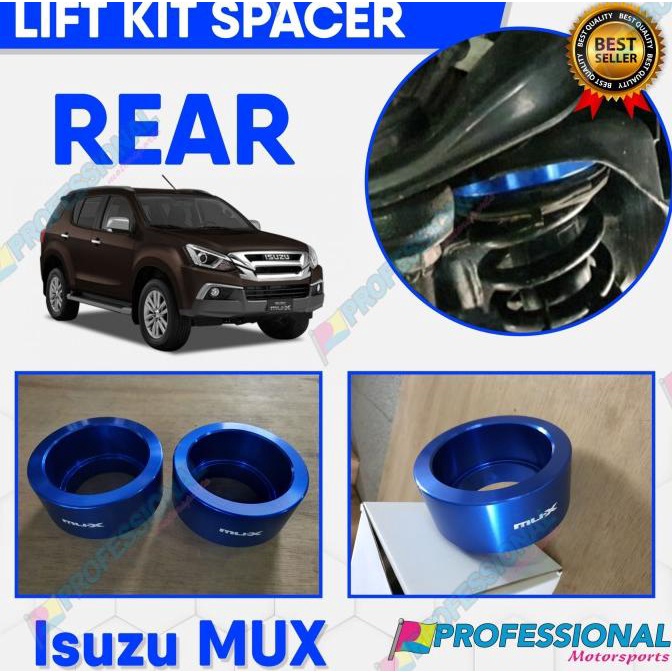 Aksesoris Variasi Lift kit spacer peninggi per belakang Isuzu MUX 16no