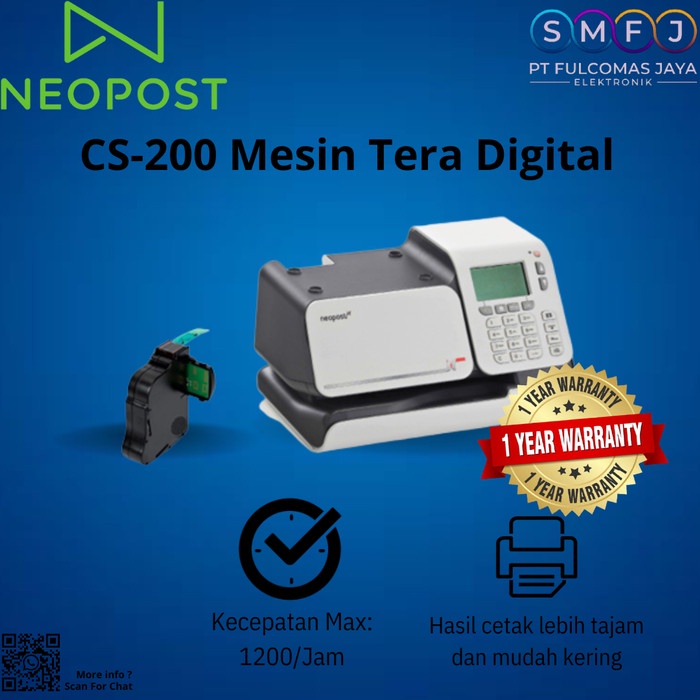 

Sarila Neopost Cs-200 Mesin Tera Digital 100% Original