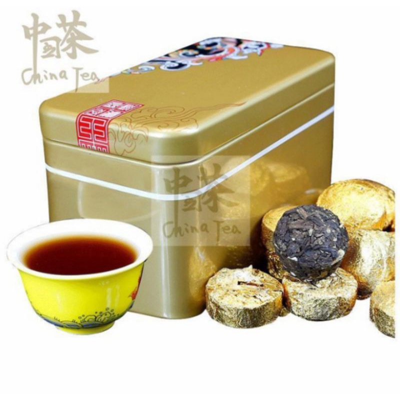 

200G Chinese Pu'Er Tea Mature Chinese Tea Teh Pu Erh Kemasan Kaleng