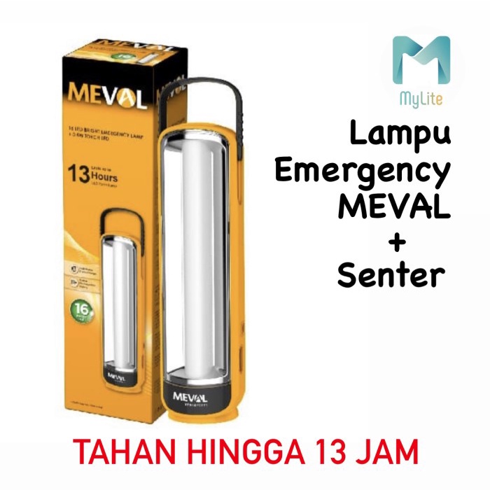 """] Lampu Emergency MEVAL / Senter Led