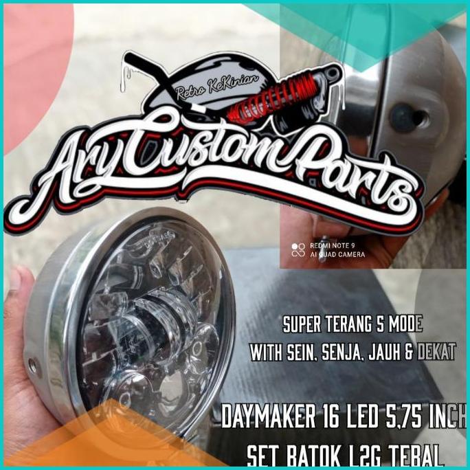 daymaker 16 led Original DOT SAE japstyle caferacer bober scrambler 16