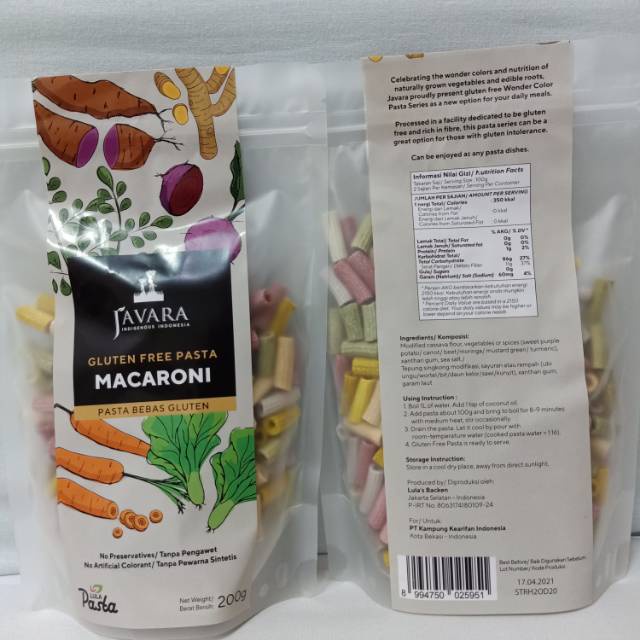 

Javara - Gluten Free Pasta - Macaroni - 200 Gr