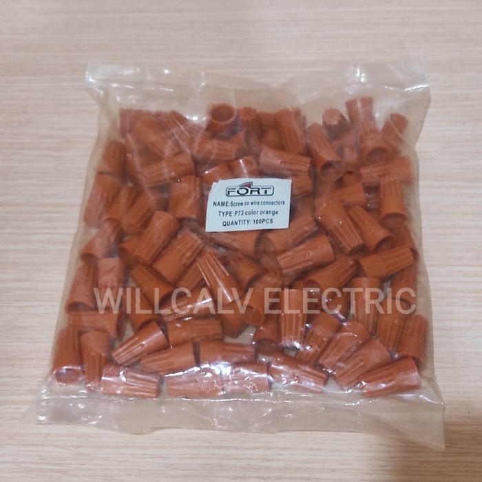 Baru Las Dop Kabel 2.5Mm Orange / Lasdop Kabel2, 5Mm / Konektor Kabel 2,5Mm