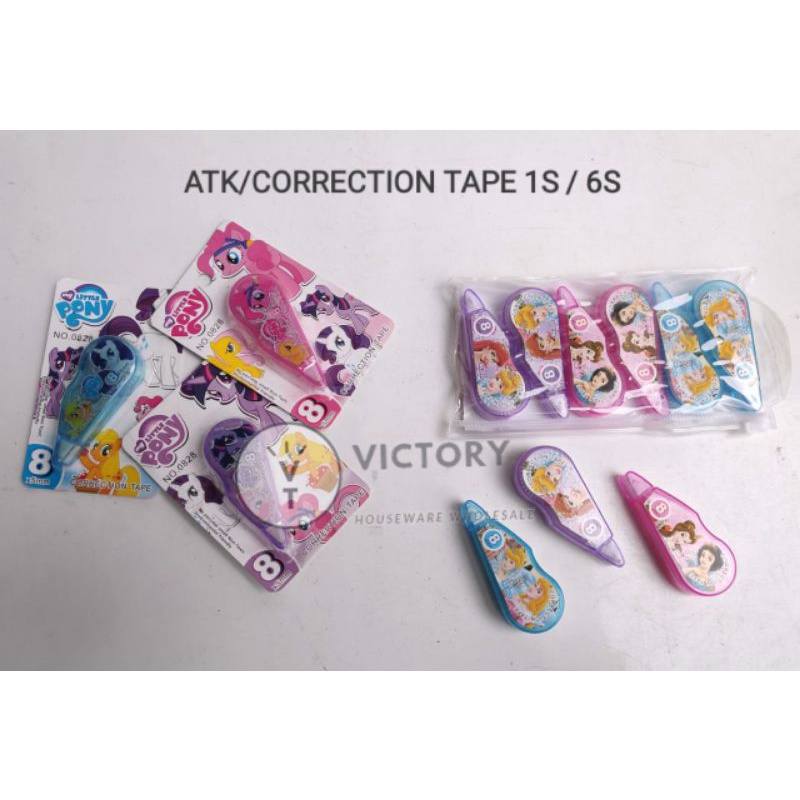 

tip-ex roll / correction tape 1s / 6s /penghapus