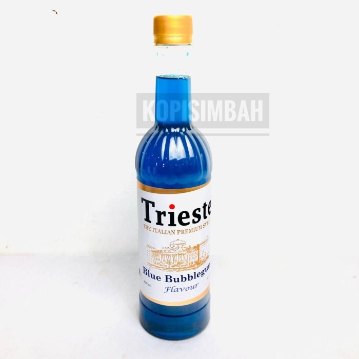 

Kualitas terbaik] Trieste syrup rasa Blue Bubblegum Minuman Sirup Kopi Premium Italia