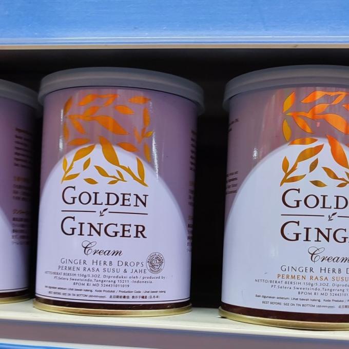 

favorit] GOLDEN GINGER WHITE HERB DROP 150 GR PERMEN JAHE